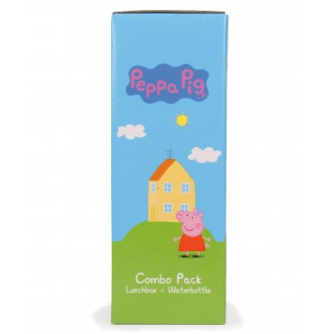 Peppa Pig Lunch Box Water Bottle Combo Red